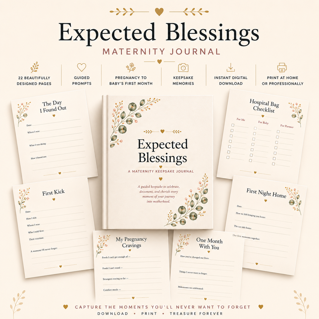 Expected Blessings Pregnancy Journal