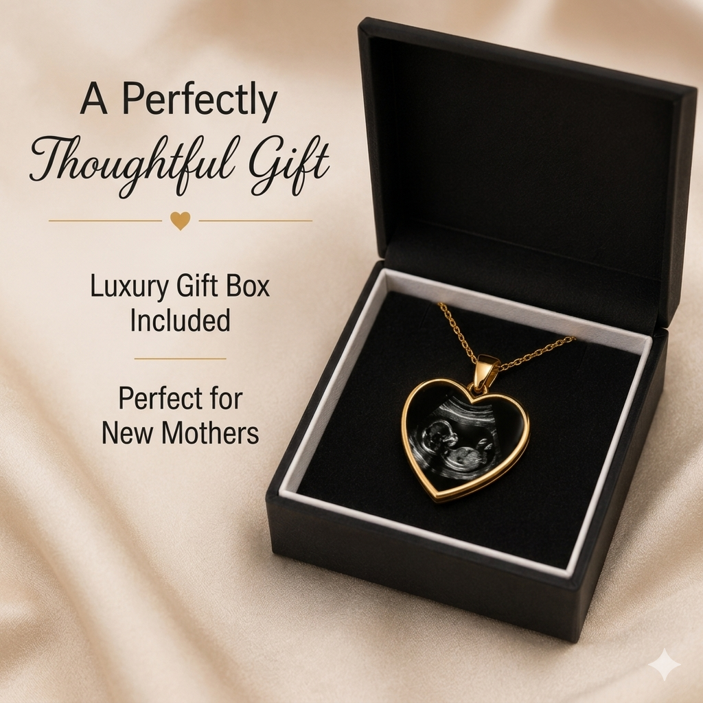 Sonogram Maternity Necklace - Expected Blessings
