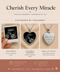 Sonogram Maternity Necklace - Expected Blessings